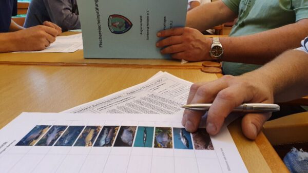 Prüfung für den Angelschein in Schleswig-Holstein