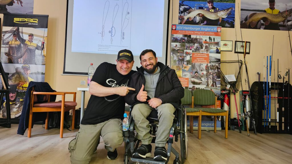 Angelschein Hamburg – barrierefreier Unterricht für Rollstuhlfahrer in der Angelschule NORD